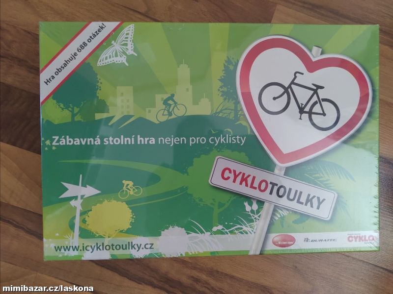Společenská desková hra Cyklotoulky