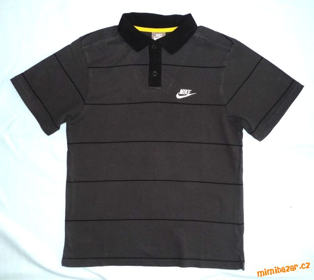 Pruhované polo tričko s límečkem NIKE