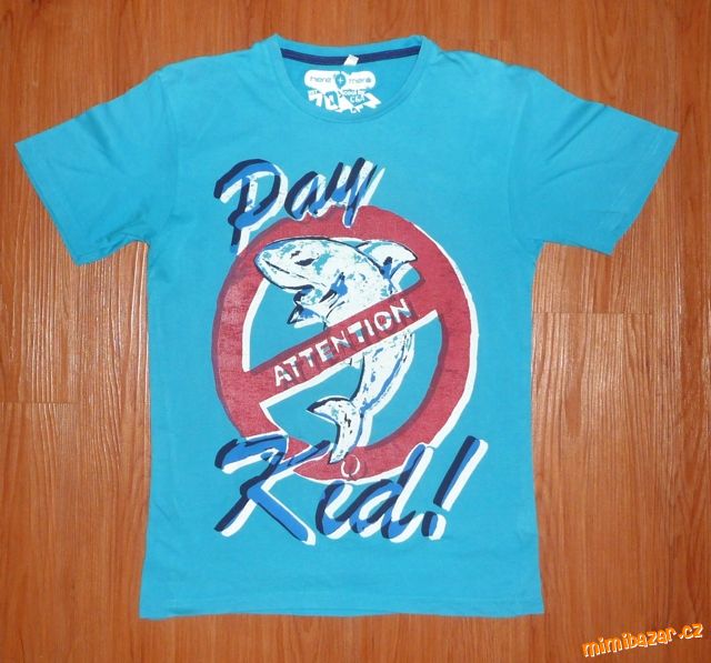 Tyrkysové chlapecké tričko