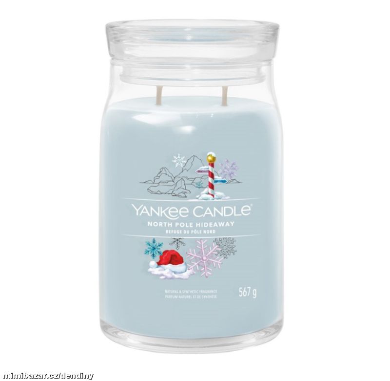 North Pole Hideaway velká svíčka Yankee Candle