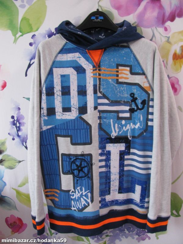 Chlapecká bavlněná mikina s kapucí DESIGUAL