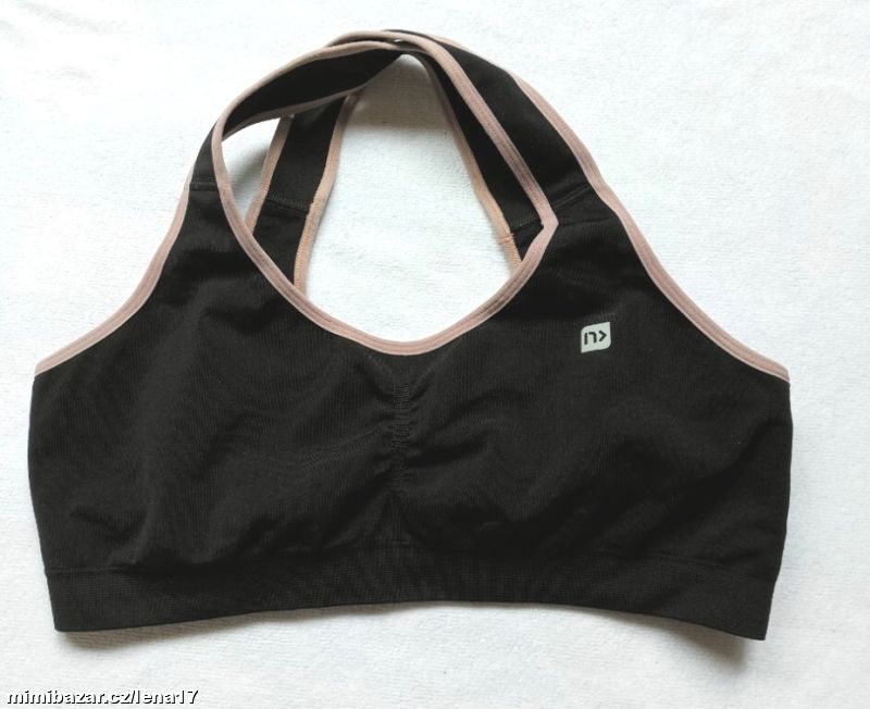ČERNÁ SPORTOVNÍ PODPRSENKA - L/XL