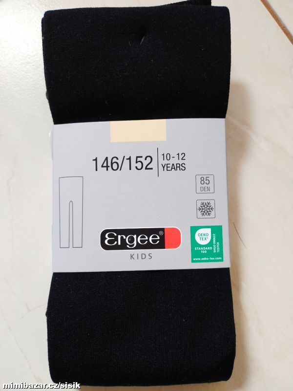 Černé legíny - legínové punčocháče 146/152