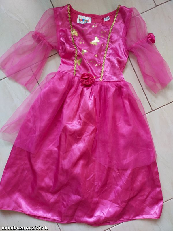 Karnevalový kostým - šaty PRINCEZNA 110/116