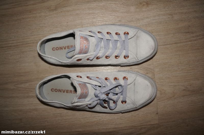 CONVERSE semišové šedé tenisky 39, 5