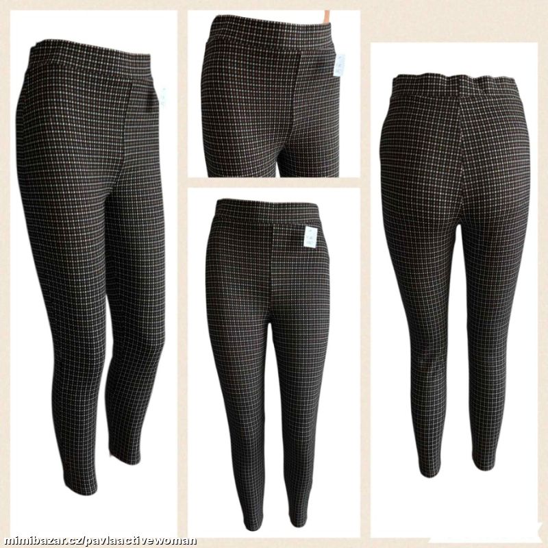 Č.782 PRUŽNÉ TEPLEJŠÍ LEGÍNY JAKO NOVÉ v.36