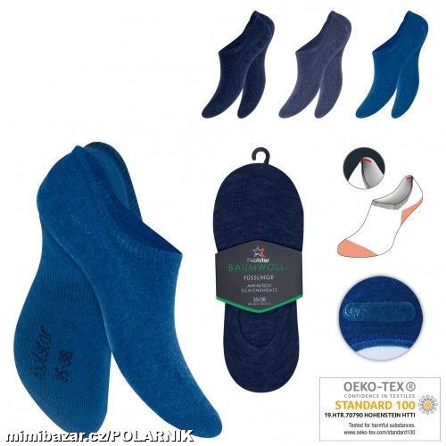 Bavlněné ponožky (ťapky) do balerín nebo espadrile