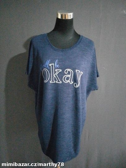 *** KRÁSNÉ DÁMSKÉ TRIKO S POTISKEM, VEL.L ***