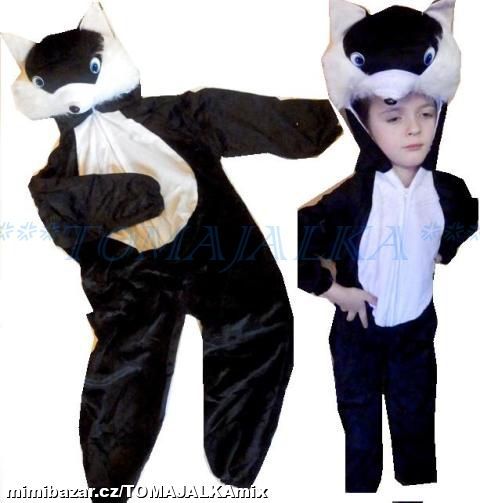 KARNEVAL KOSTÝM OVERAL LEV KOHOUT SLON PANDA