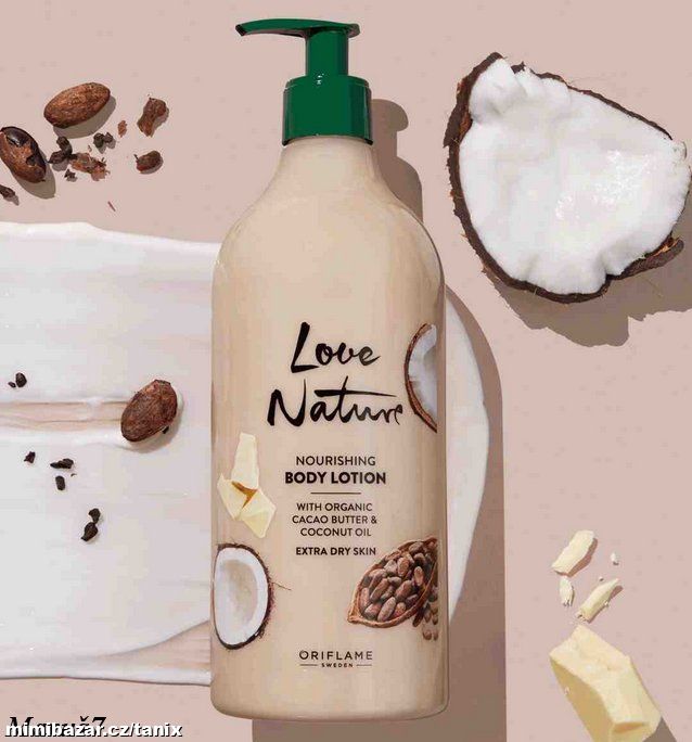 TĚLOVÉ MLÉKO s bio kakaovým máslem a kokos. olejem
