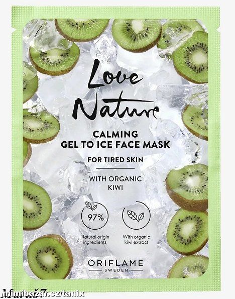 ZKLIDŇUJÍCÍ PLEŤOVÁ MASKA s bio kiwi Gel to Ice
