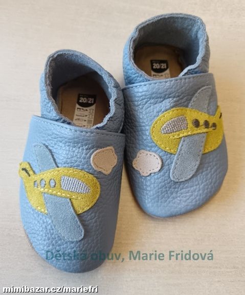 Kožené capáčky/přezůvky FUNKY MONKEY bra-027 letad