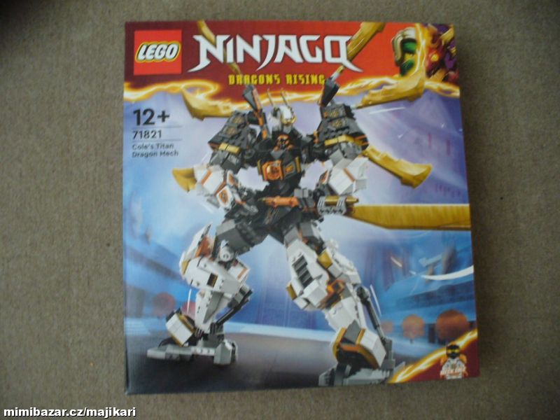Lego Ninjago 71821 Cole a jeho titanový dračí oble