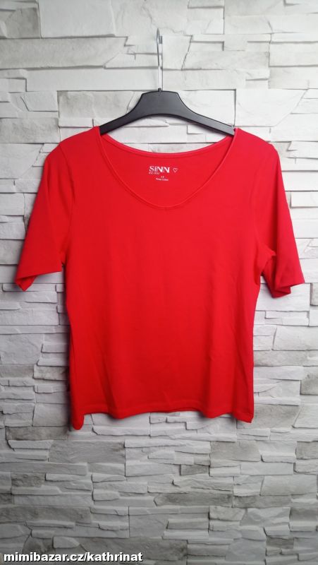 Červené tričko Sinn, vel. 40