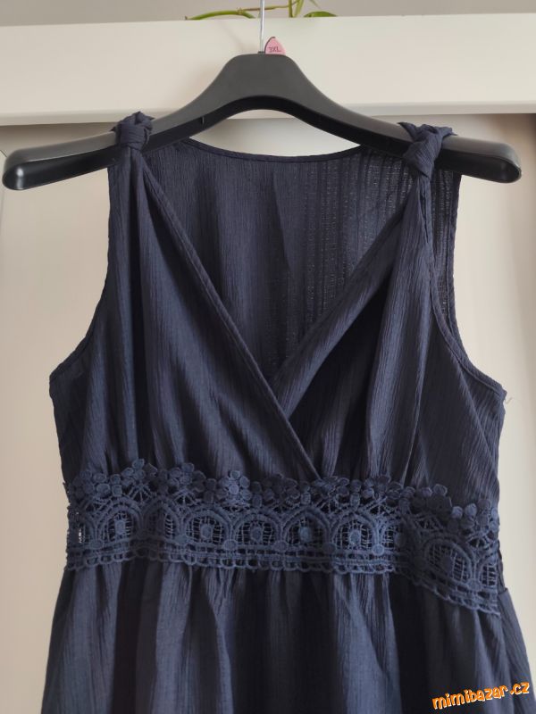 Letní modré šaty zn. Shein vel. 40/42 "NOVÉ