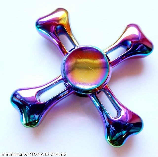 SPINNER Duhový kovový atistresová v plechovém box