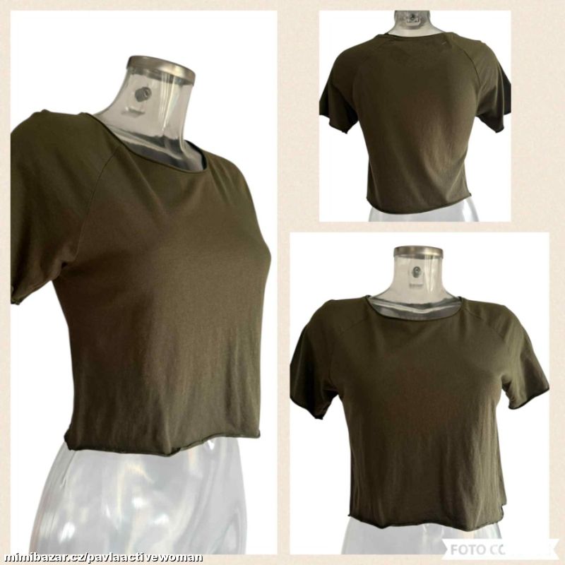 Č.2279 DÁM. SEXY CROP TOP JAKO NOVÝ v, XS/S