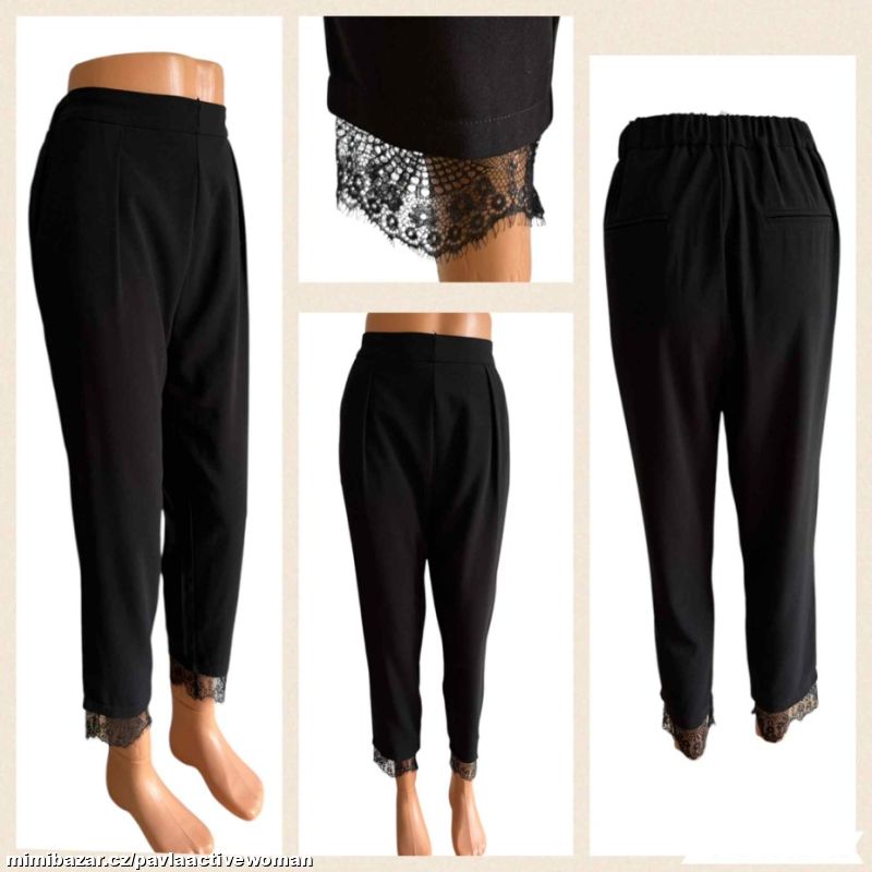 Č.6309 LEHKÉ PRUŽNÉ KALHOTY JAKO NOVÉ v.38/40