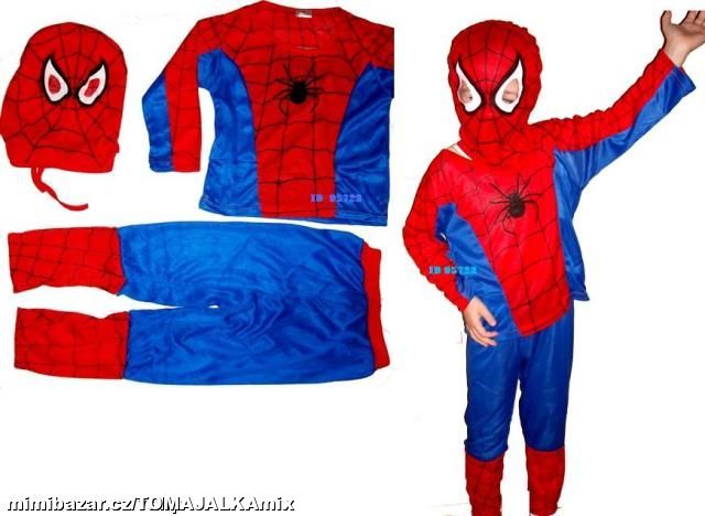 Kostým MASKA SPIDERMAN BATMAN UŽASŇÁK na karneval