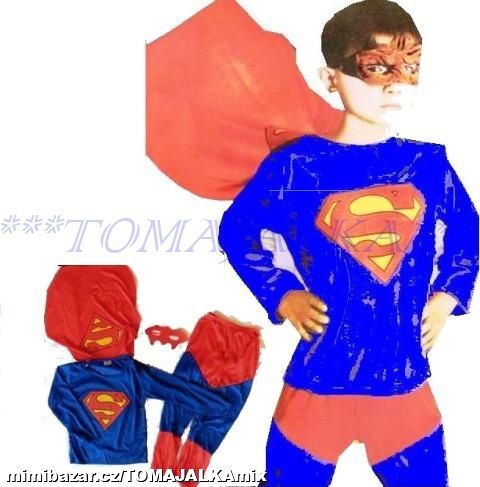 Kostým MASKA SUPERMAN na karneval maškarní