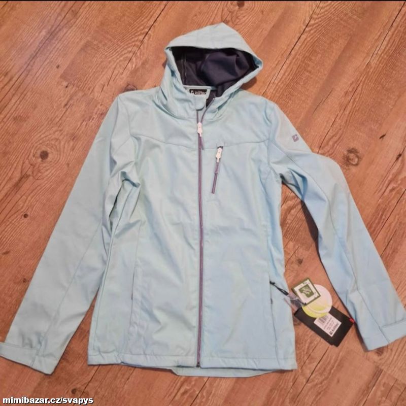 Kiltec softshellová bunda vel. 164, mátová