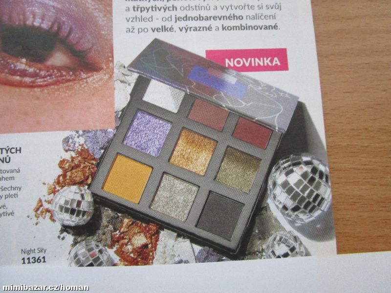 Paletka 9 sytých očních stínů Ultra - Night Sky