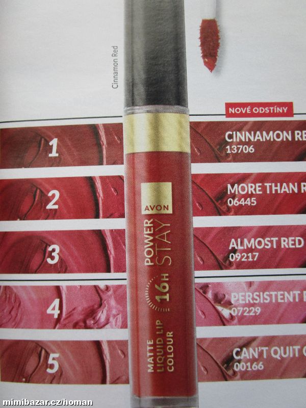 Tekutá matná rtěnka, odstín Cinnamon Red