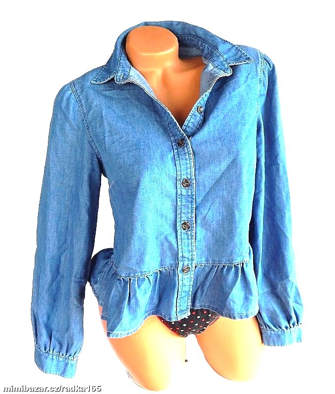 Halenka z odlehčené rifloviny vel.38