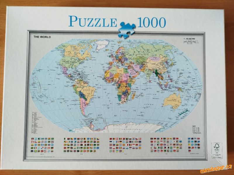 Puzzle - The world - 1000 ks