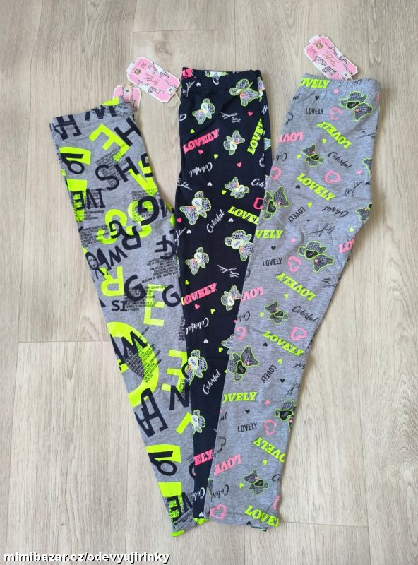 3pack Parádní legíny NOVÉ