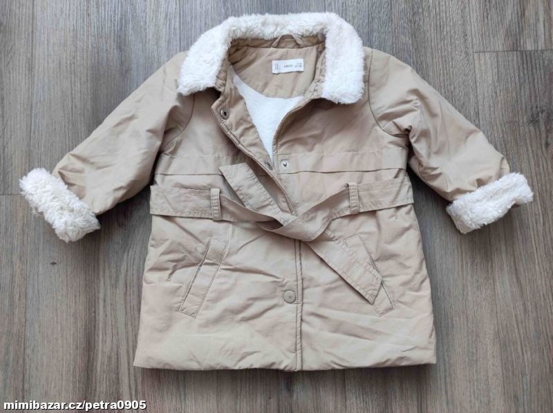 Jarní/podzimní kabátek Mango vel. 80