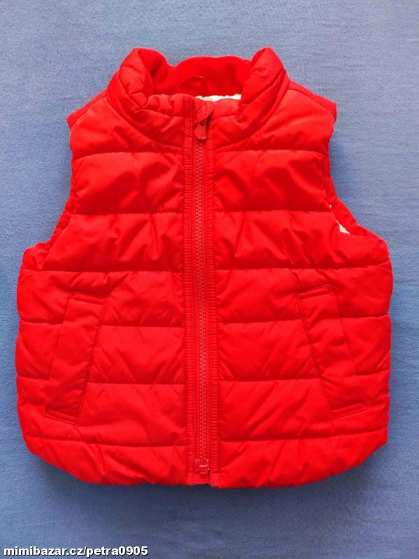 Dětská prošívaná vesta GAP vel. 92
