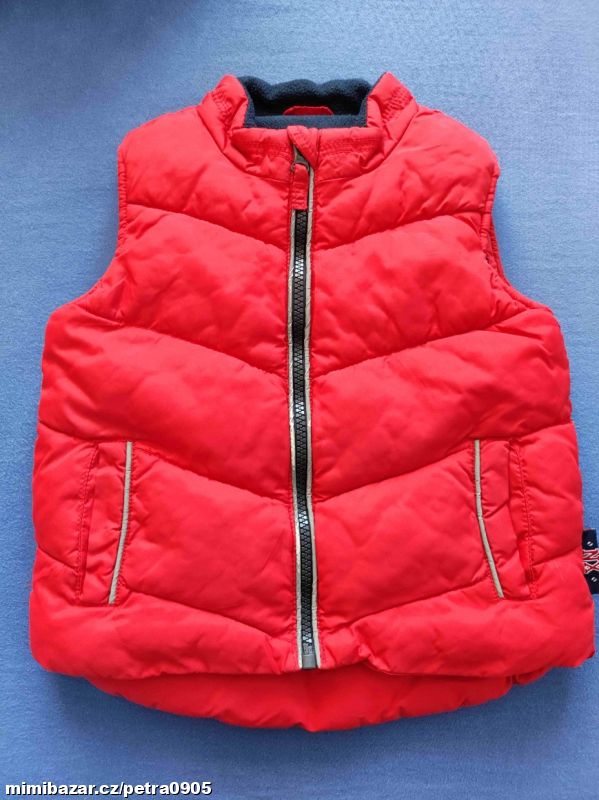 Dětská teplá prošívaná vesta Next vel. 86
