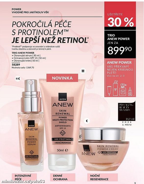 Luxusní sada Anew Power pro kompletní péči 3 ks
