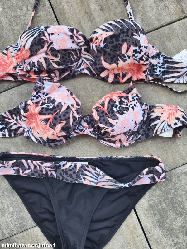 Plavky 2x podprsenka 75b + S