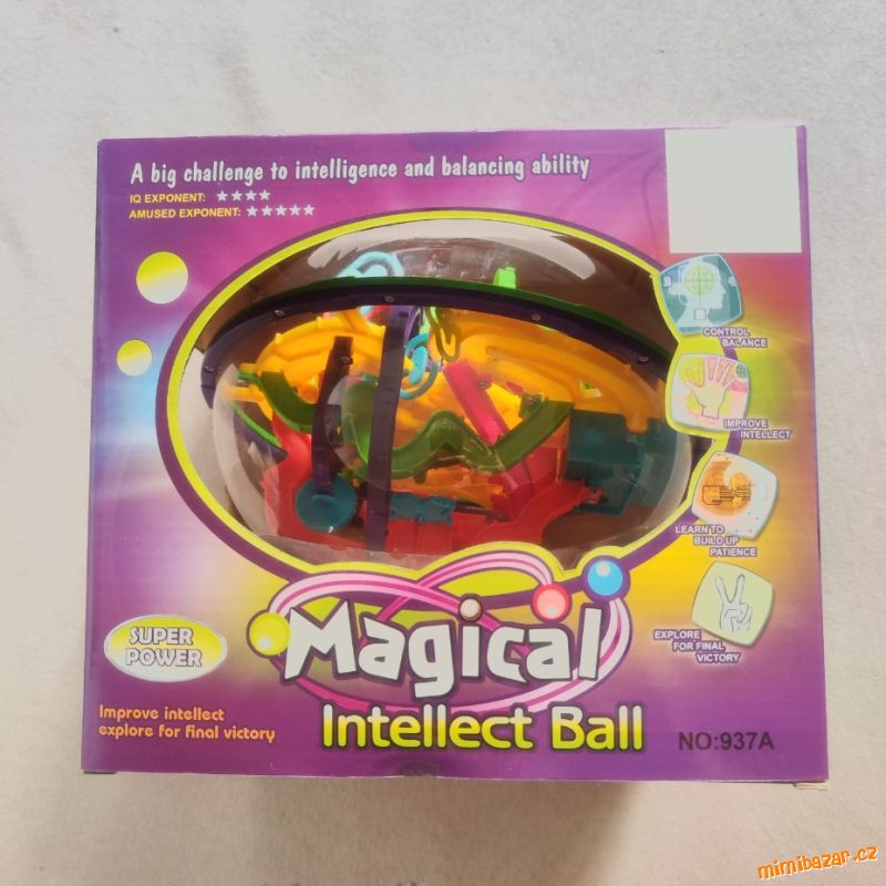 Hlavolam Intellect Ball, 208 kroků
