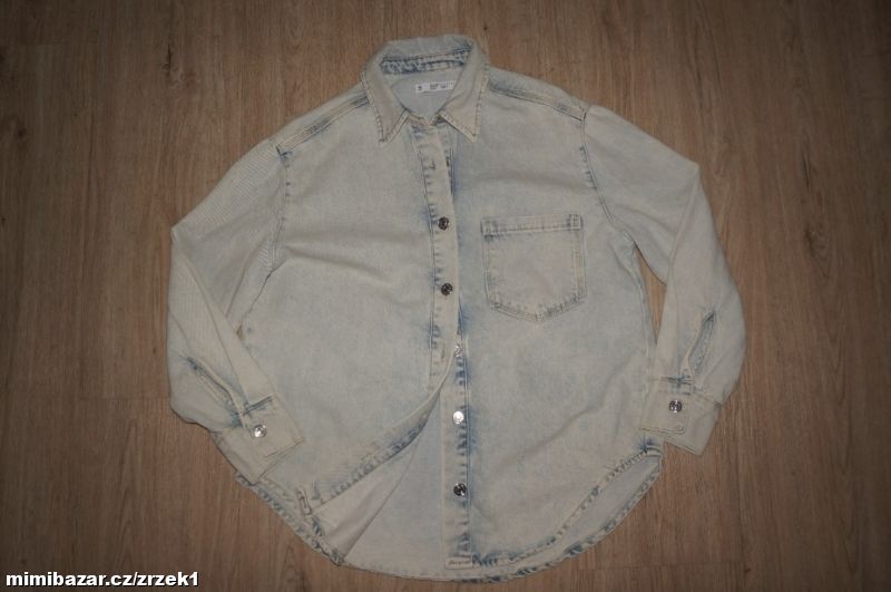 Denim Co oversize košilová bunda vel.S