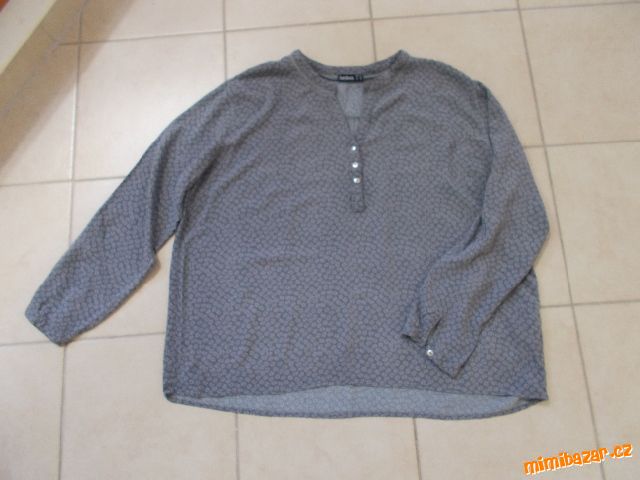 Halena, košile, tunika šedá