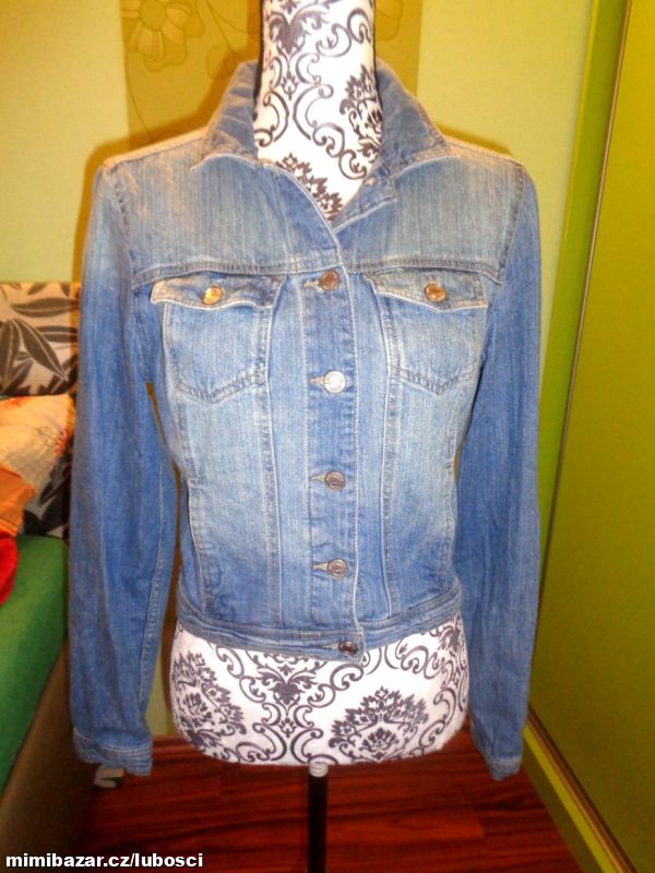 Měkoučká riflová bunda S/M