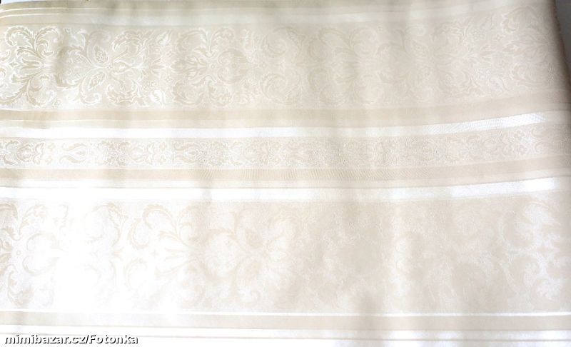 Tapeta - lesklý luxusní design, šampaň, d. 240 cm