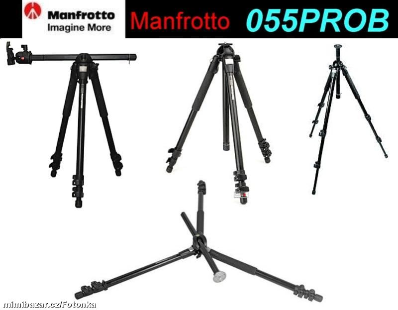 Stativ Manfrotto 055PROB 20 + 3D hlava 329 RC 4