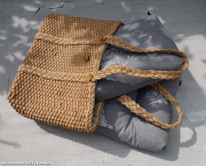 Velká plážová kabela - taška na rameno