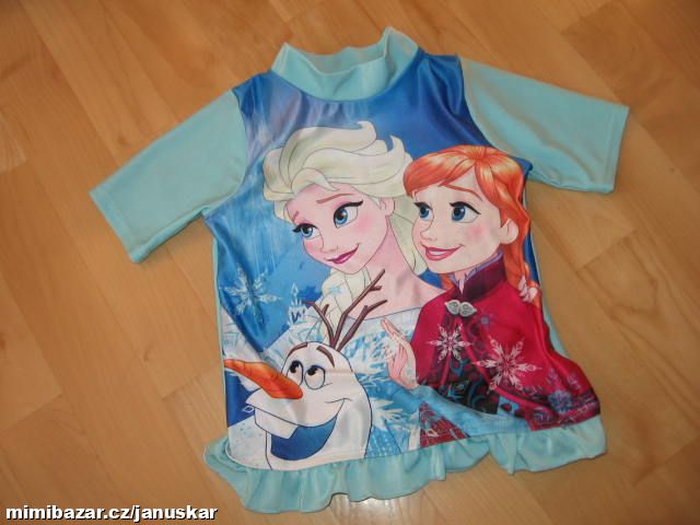 Dívčí plavky/ koupací plavkové triko/tričko/tunika