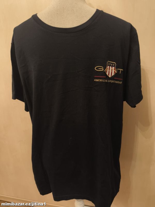 Gant triko pánské černé xl