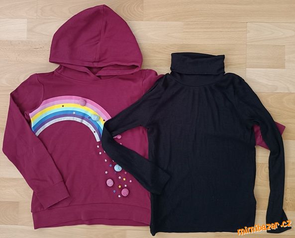 Dívčí mikina a rolák vel. 134