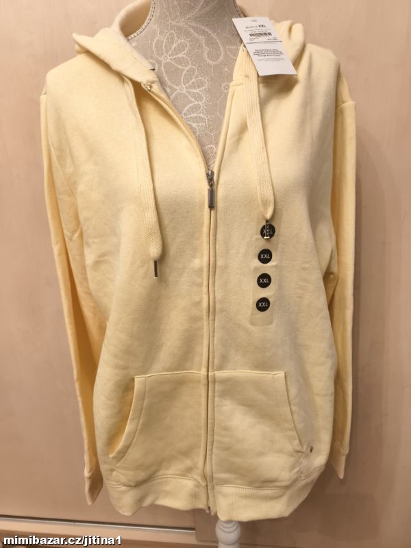 Polyester bavlna mikina xxl dámská