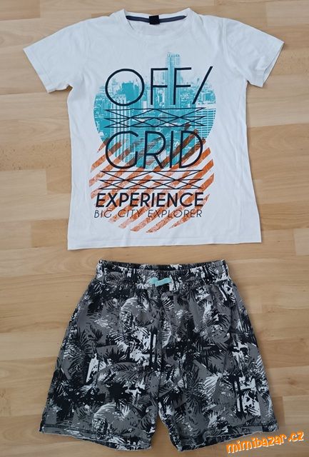 Chlapecké tričko a šortky vel. 152