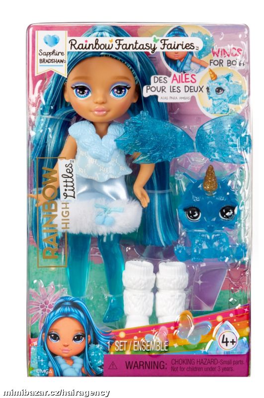 543428 Rainbow High Malá sestřička víla - Sapphire