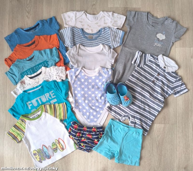 Trika, body, overaly vel. 80 letní