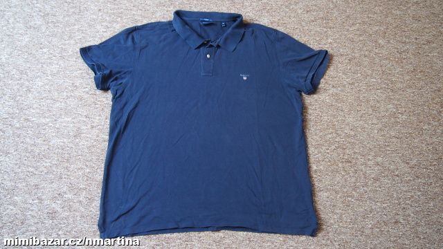 GANT tmavomodré pánské polo triko V.4XL